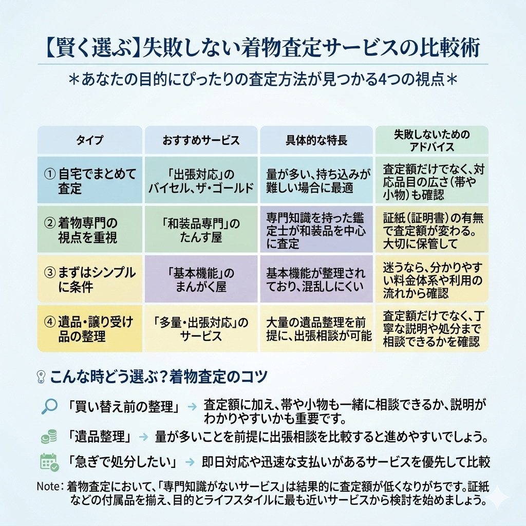 用途別の選び方